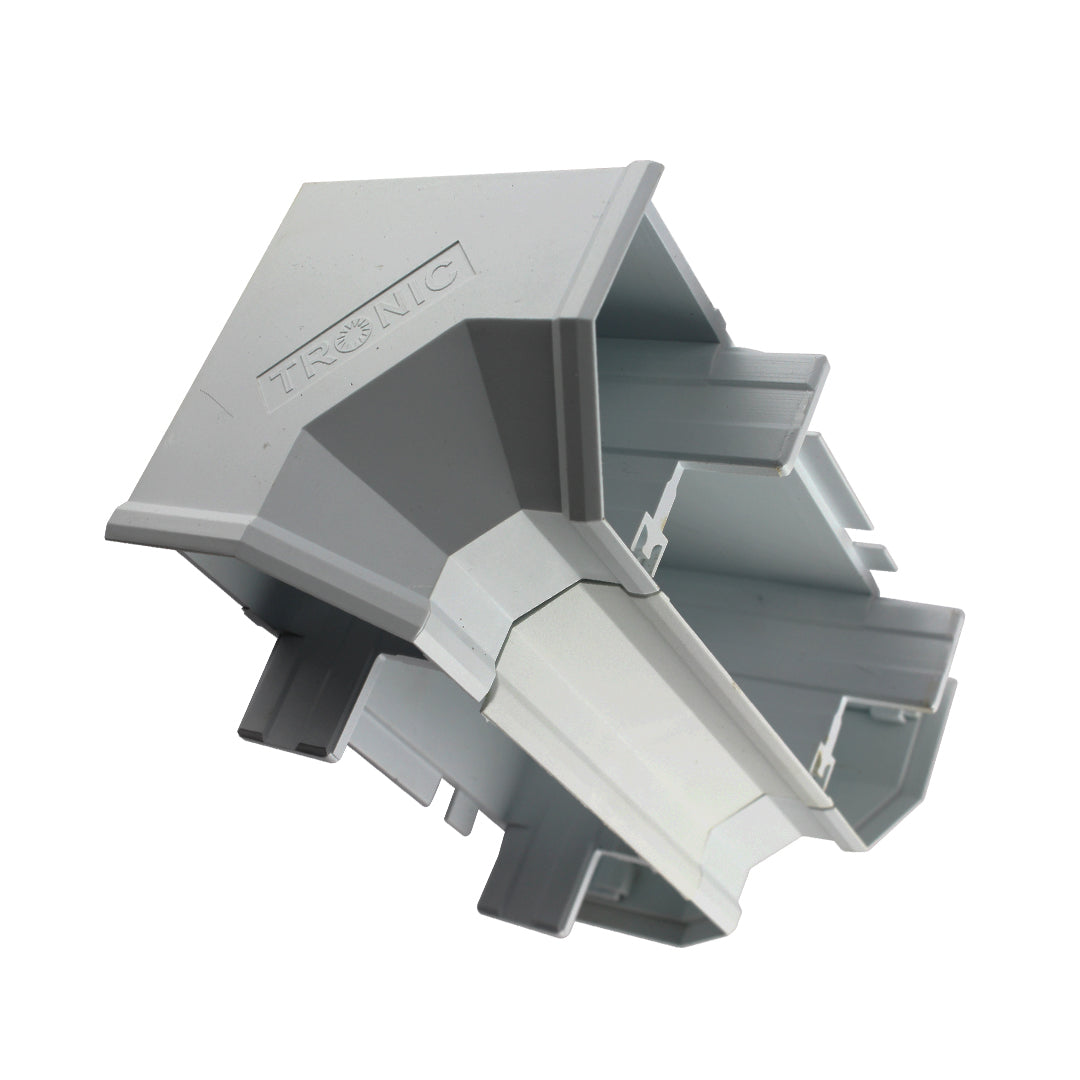 Compartment Trunking Internal Bend PVC 170mmx50mm Tronic Tanzania