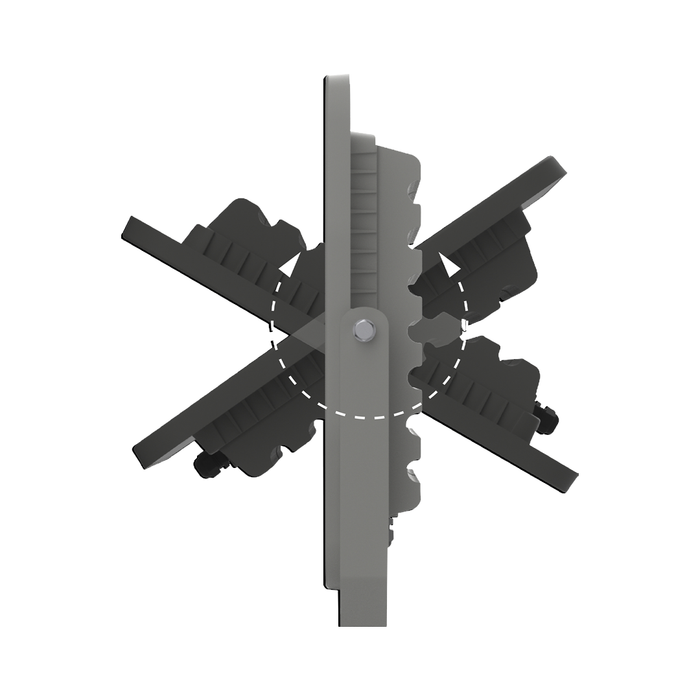 Aluminum Diecast LED Warm White Flood Light 150 Watts