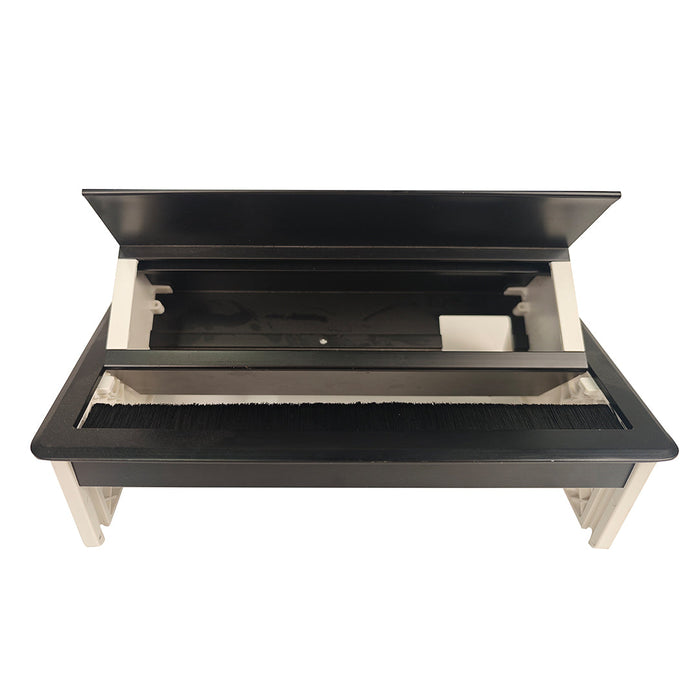8-Way Desktop Socket Box – Empty Housing, 245×153mm