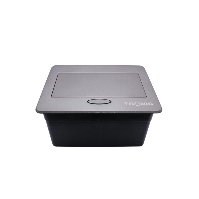 Grey Pop-Up Desktop Socket Housing