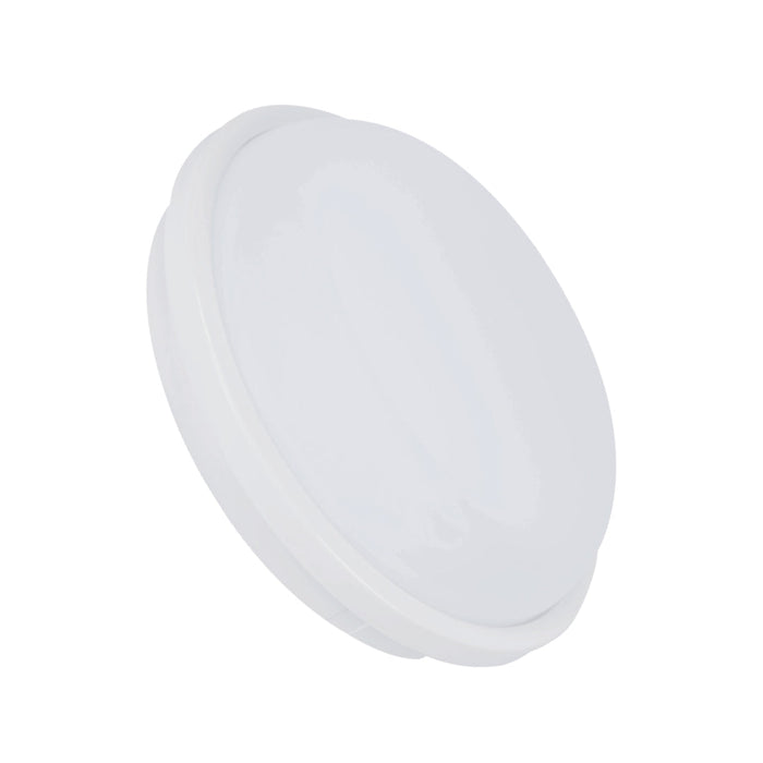 Round White LED Bulkhead 15 Watts