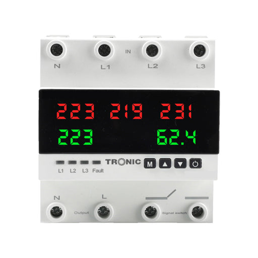 Automatic Phase Selector 100A 3 Phase + Neutral Digital Control Kenya – Tronic