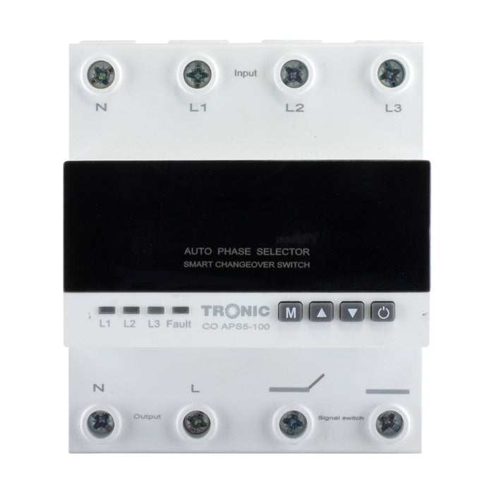 Automatic Phase Selector – 100A, 3-Phase + Neutral, Digital Control CO APS5-100