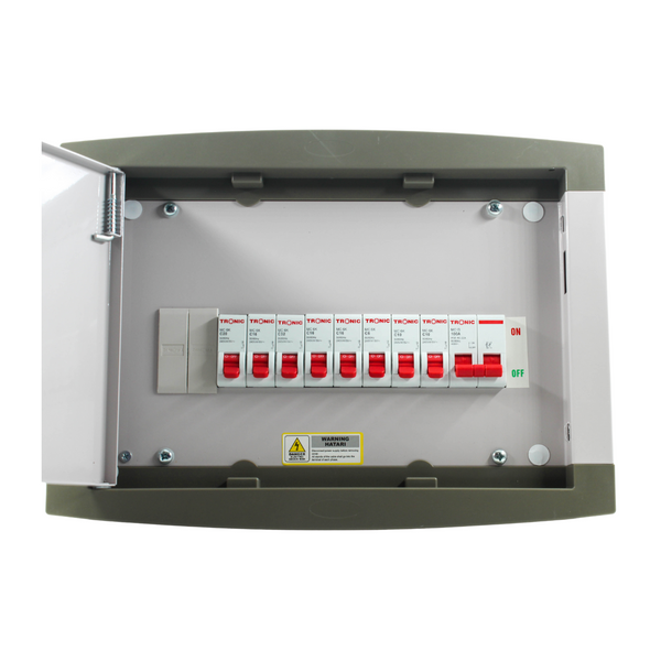 Consumer Unit 8 Ways Single Phase Complete