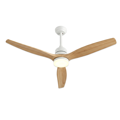 52 Inch Ceiling Fan LED Light Wooden Blades 48W Kenya – Tronic