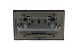Screwless Double Socket with Neon Indicator Grey Kenya – Tronic