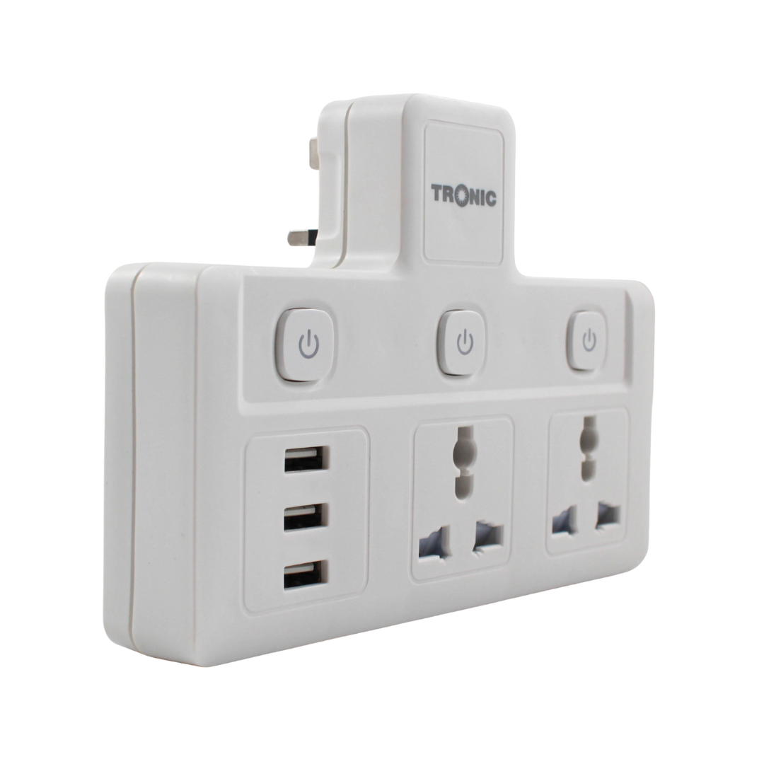 Multi Socket Adaptor With USB – Tronic Tanzania