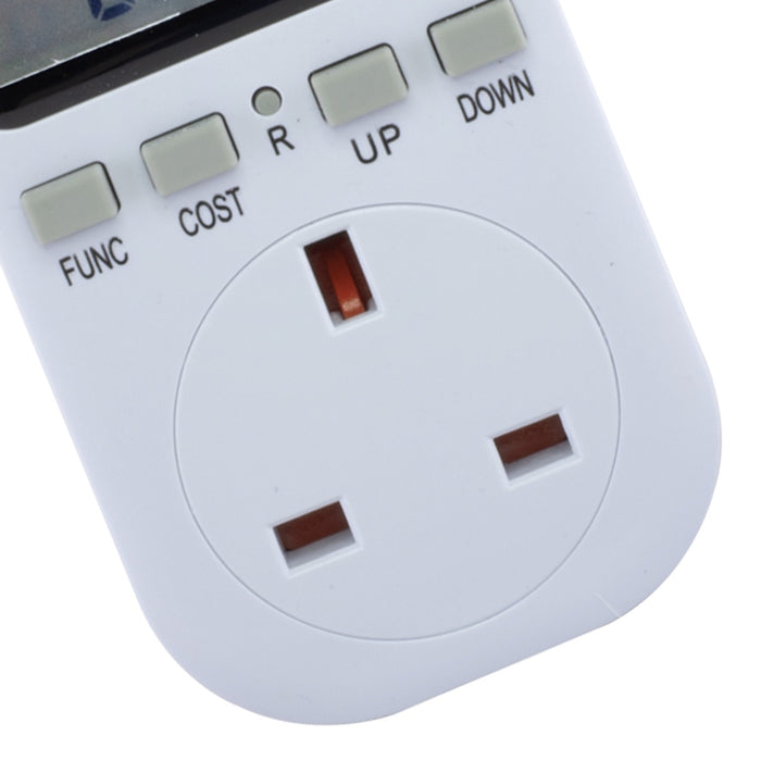 Digital Power Meter Plug – with Energy Usage & Cost Monitoring EM KW08