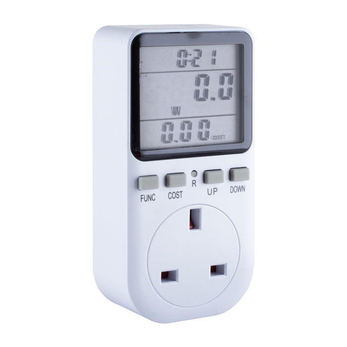 Digital Power Meter Plug – with Energy Usage & Cost Monitoring EM KW08