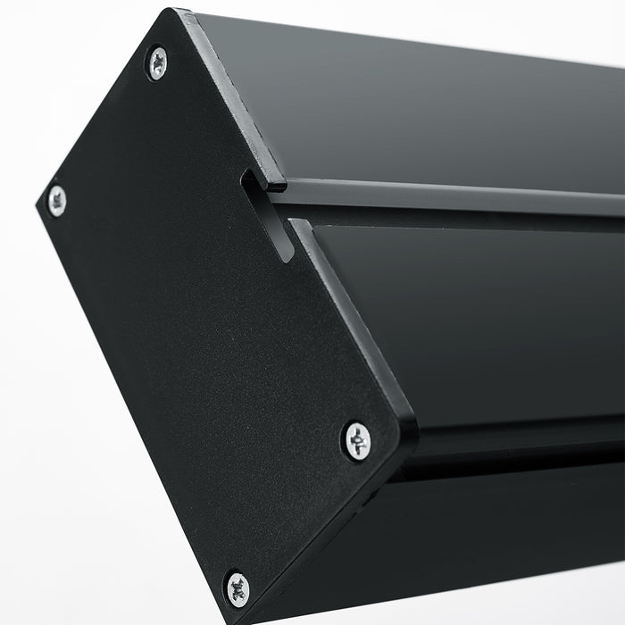 Black LED Linear Pendant Light FI DLEX-BK