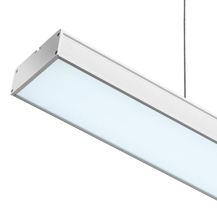 White LED Linear Pendant Light FI DLEX-WH