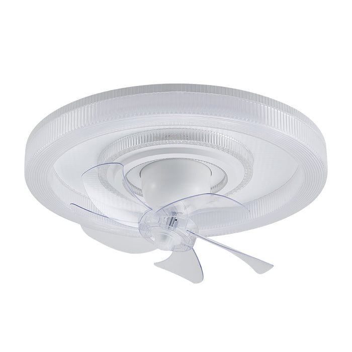 Ceiling Light Fan – Transparent Blade, 480x140mm