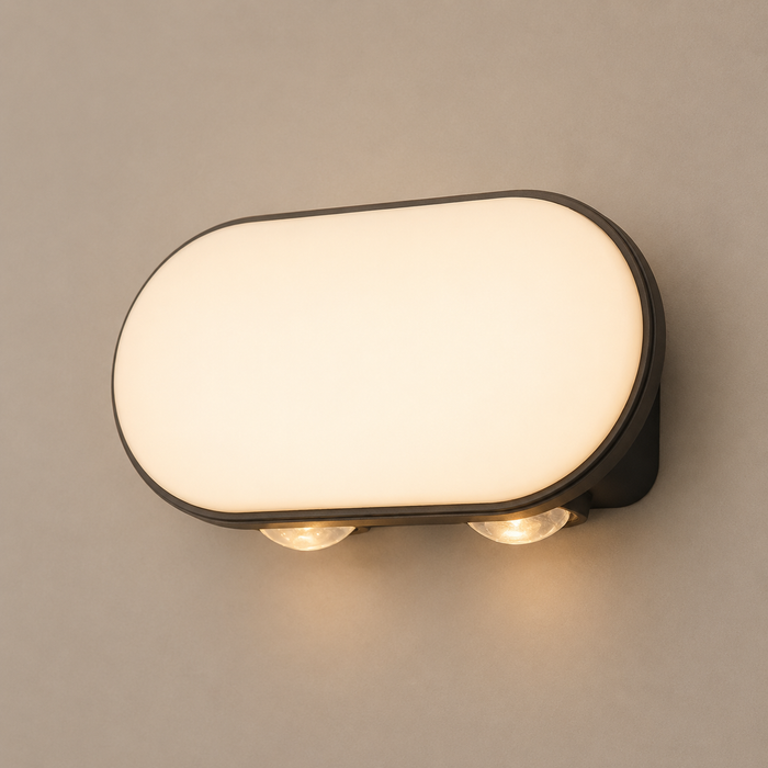 7W LED Outdoor Wall Light – IP54 Warm White