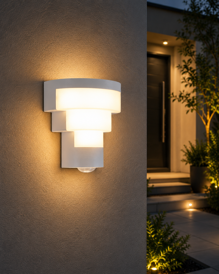 6W LED Outdoor Wall Light – IP54 Warm White