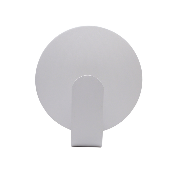 Circular Warm White LED Spotlight with White Matte Finish