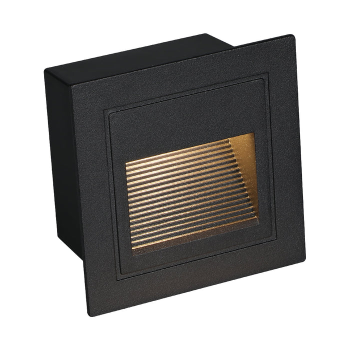 LED Step Light – Square Black Grille 3W, IP54 Rated
