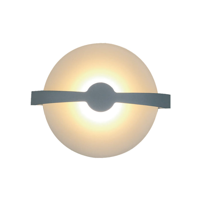 Circular Modern White wall light
