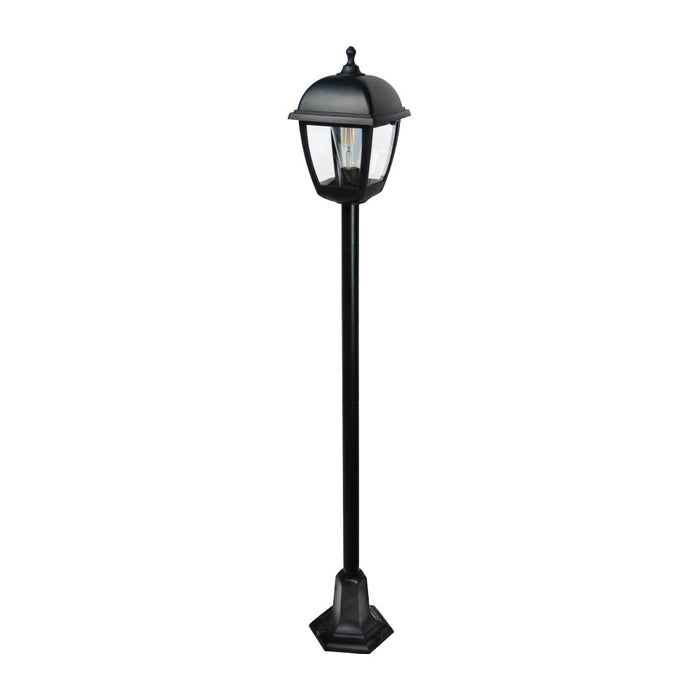 Classic Outdoor Garden Post Light – E27 IP44 Black
