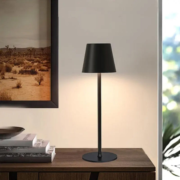 Rechargeable Touch Table Lamp Black