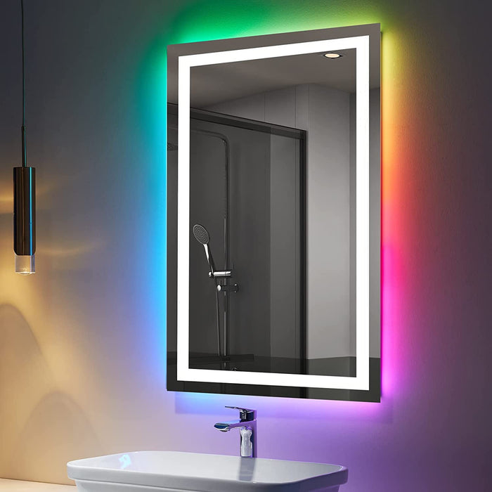 Touch Sensor LED Mirror Light – 25W, 2500 Lumens, 6500K + RGB