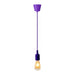 Hanging E27(Screw) Pendant Holder - Purple - Tronic Kenya 