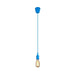 Hanging E27(Screw) Pendant Holder - Sky Blue - Tronic Kenya 