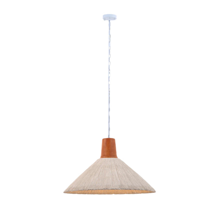 Rustic Cone Pendant Lamp