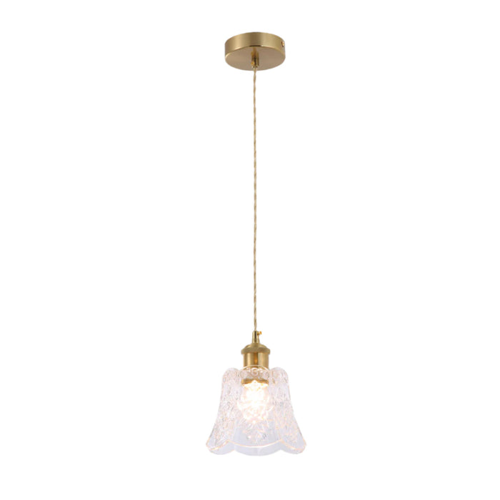 Vintage Floral Crystal Pendant Light 1*E27