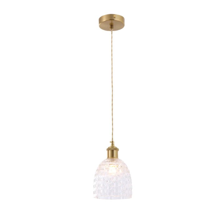 Mosaic Crystal Glass Pendant Light 1*E27