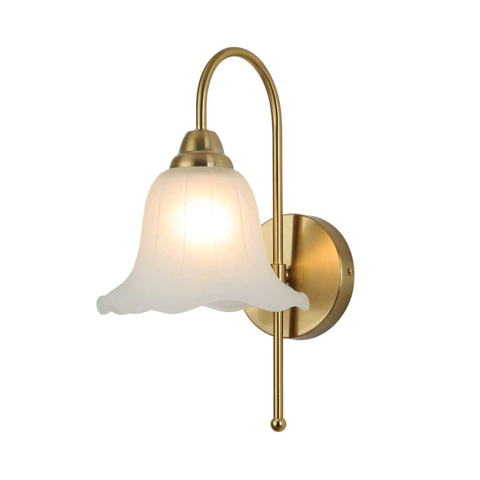 Classic Cone Frosted Glass Wall Light
