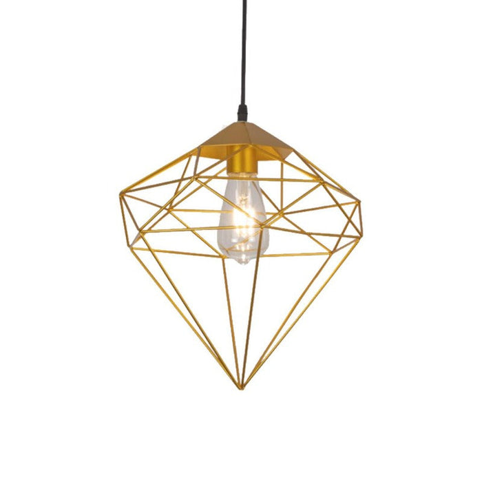 Gold Diamond Cage Pendant Lamp - Tronic Kenya 