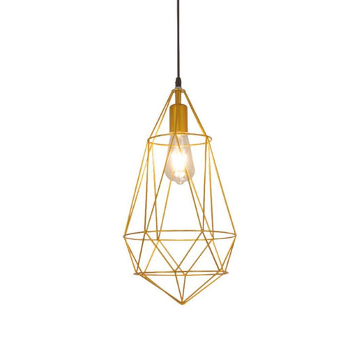 Gold Diamond Cage Pendant Lamp - Tronic Kenya 