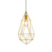 Gold Diamond Cage Pendant Lamp - Tronic Kenya 