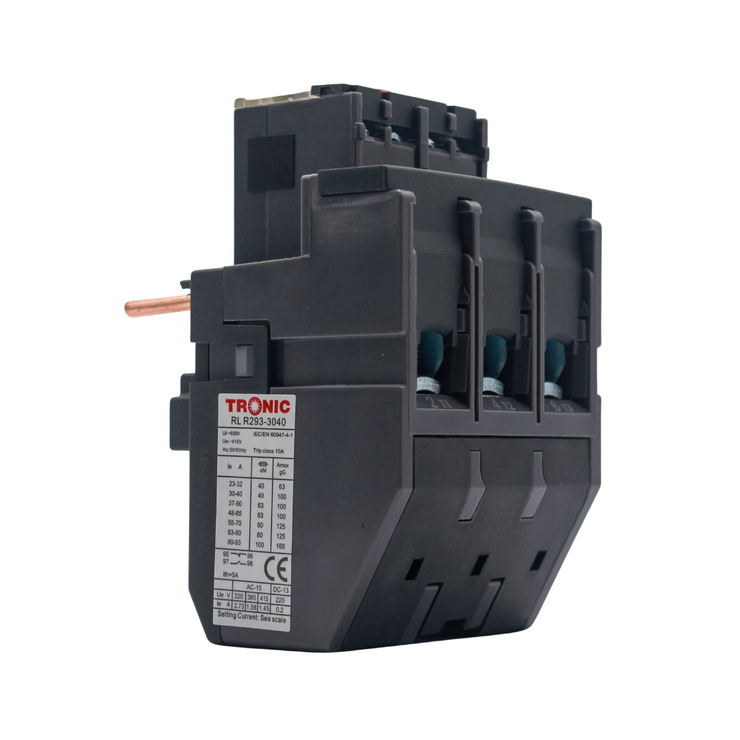 Thermal Overload Relay 30-40Amps For AC Contactor 50Amps