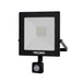 Black LED Motion Sensor Floodlight 50 Watts - Tronic Kenya 