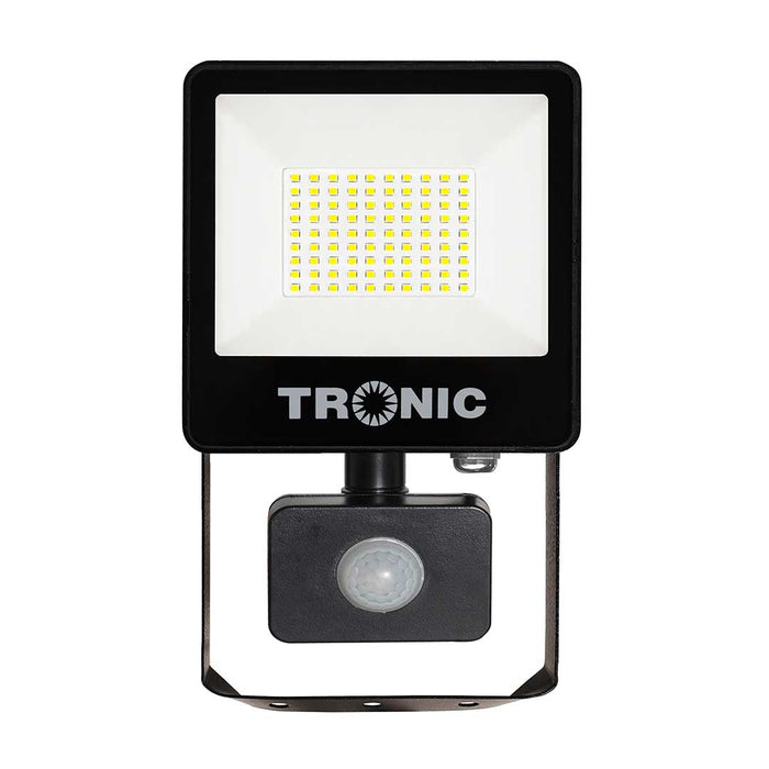 50W LED Flood Light with Sensor – IP66, 6500K Daylight