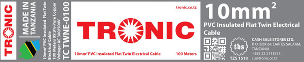 10 mm Flat Twin Cable