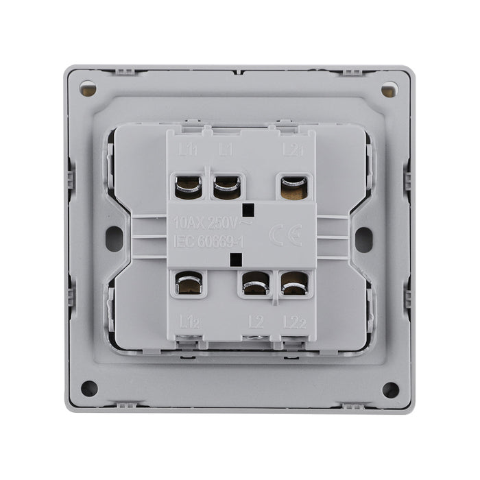2-Gang 2-Way Switch – Ivory
