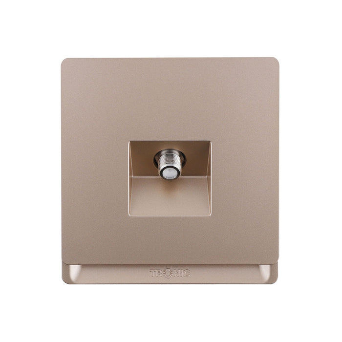 Satellite TV Socket – Gold