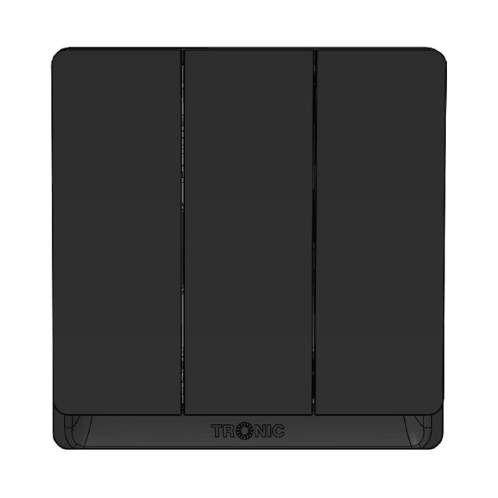 3 Gang 2 Way Switch – Black
