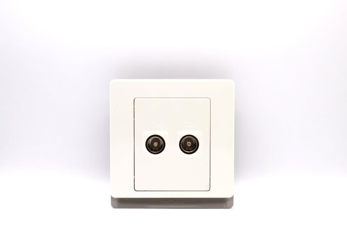 Dual (2G) TV Socket – Ivory