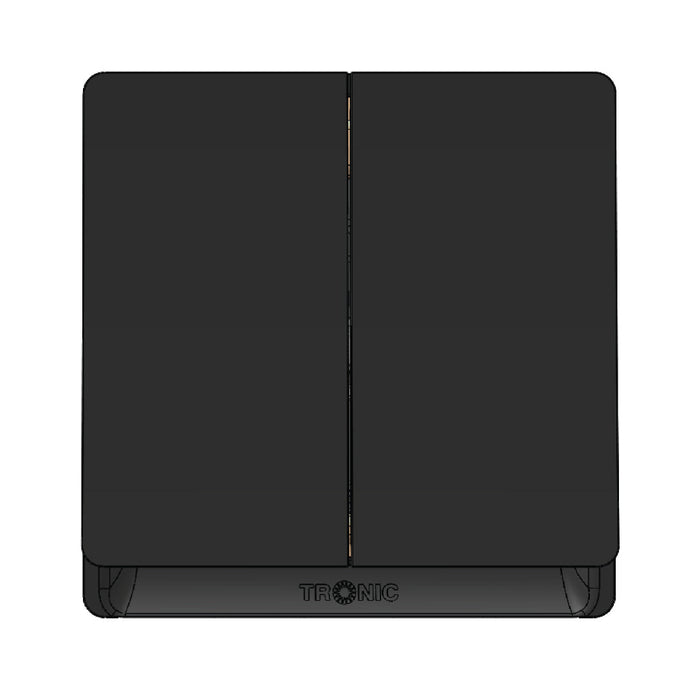 2 Gang 2 Way Switch – Black