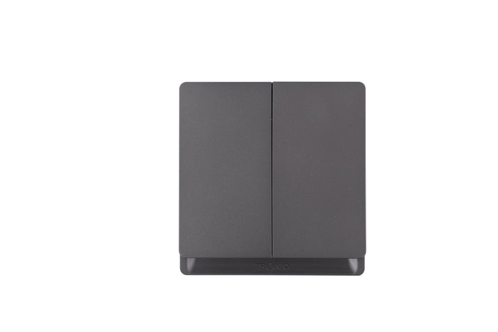 2-Gang 2-Way Switch – Grey