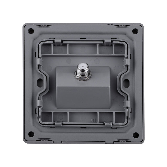 IEC Female TV Socket – Black Finish