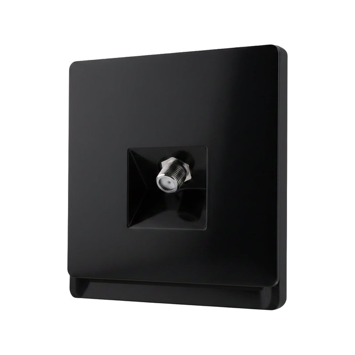 IEC Female TV Socket – Black Finish