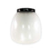 White Metal and Sandblasted Glass Ceiling Light - Tronic Kenya 