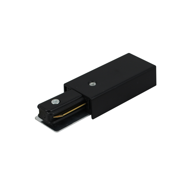 Black Track Light Power Connector – Live End