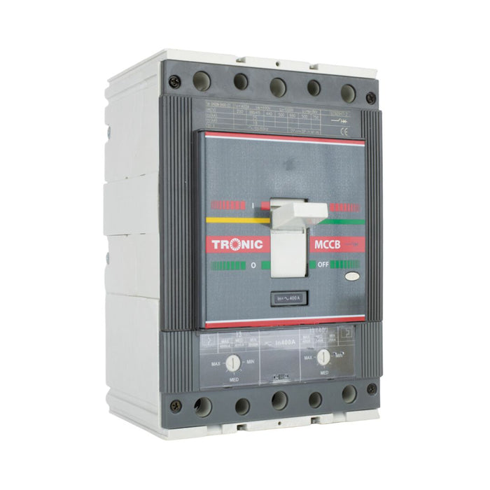 MCCB – 400A, 3 Pole, Icu 25kA, Ics 18kA