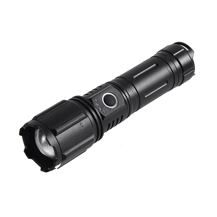 Rechargeable LED Flashlight – 800 Lumens, Zoom, Long-Distance Beam