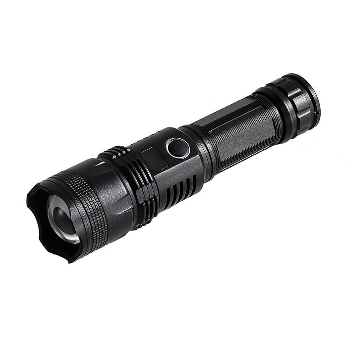Rechargeable LED Flashlight – 1200 Lumens, Zoom & Power Indicator